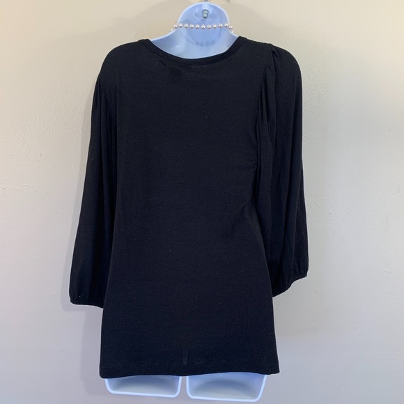 Willi Smith Gathered Blouse Small 95% viscose / 5% spandex Gathered bust - Picture 3 of 3